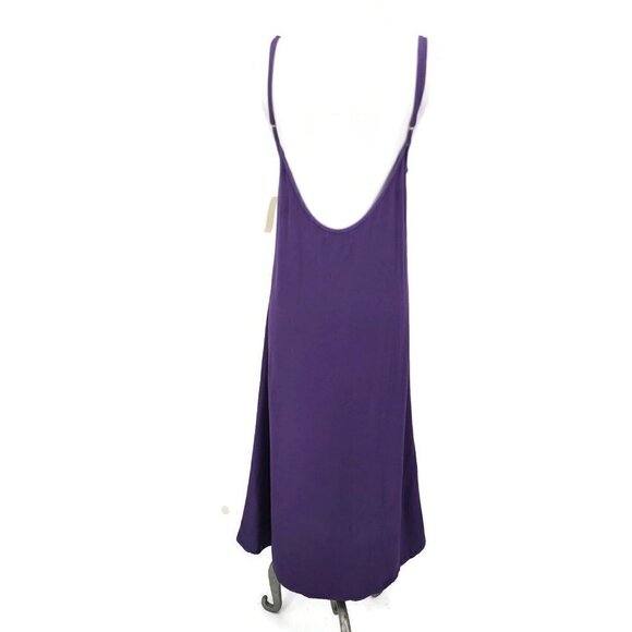 New Flynn Skye Maxi Slip Dress Womens Small Purple Rayon - Picture 4 of 6